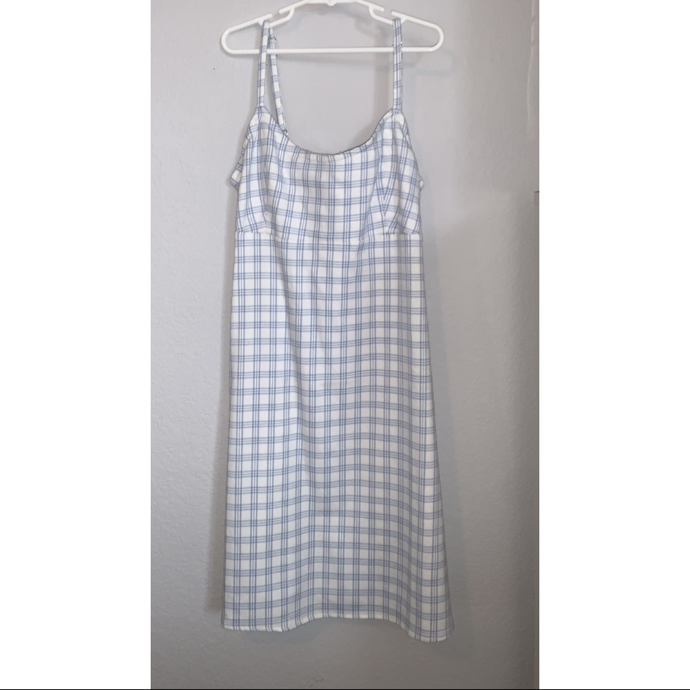 Brandy Melville plaid tie dress